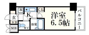 アスヴェル天満橋の物件間取画像